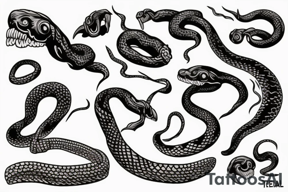 Snake tattoo idea