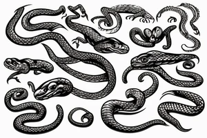 Snake tattoo idea