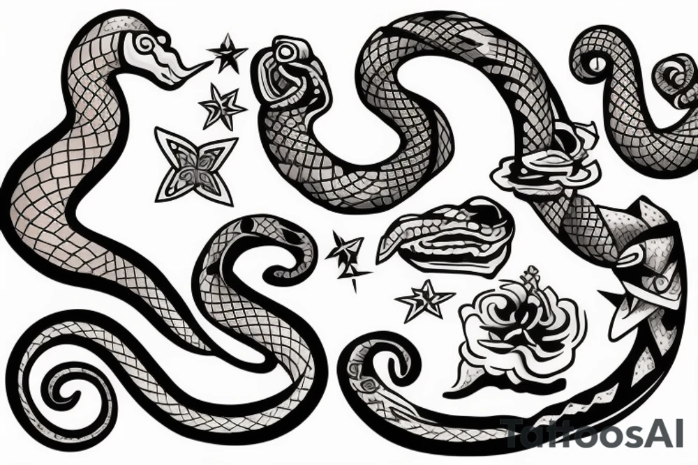 Snake tattoo idea