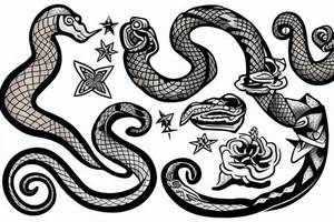 Snake tattoo idea