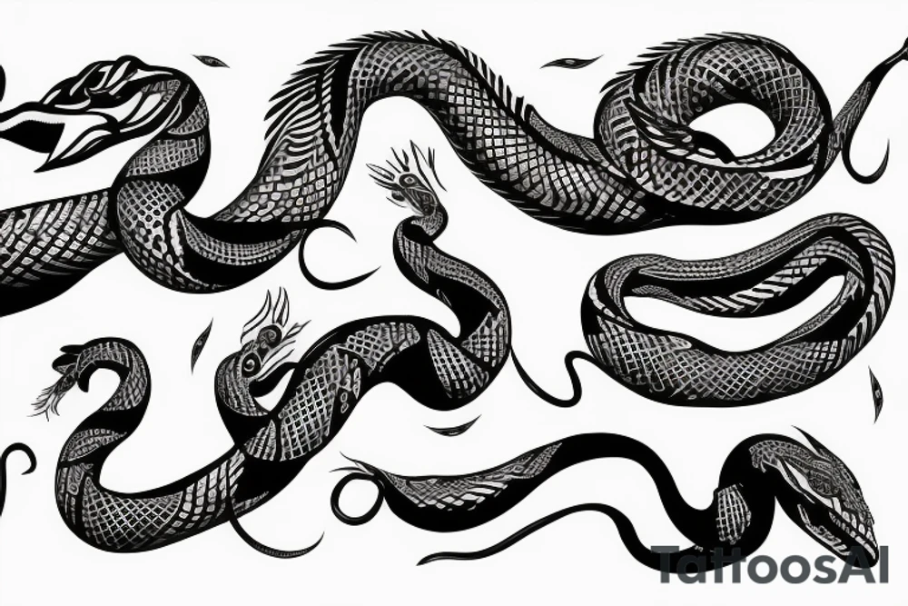 cobra tattoo with patterns, facing the camera tattoo idea cobra tattoo with patterns, facing the camera tattoo idea