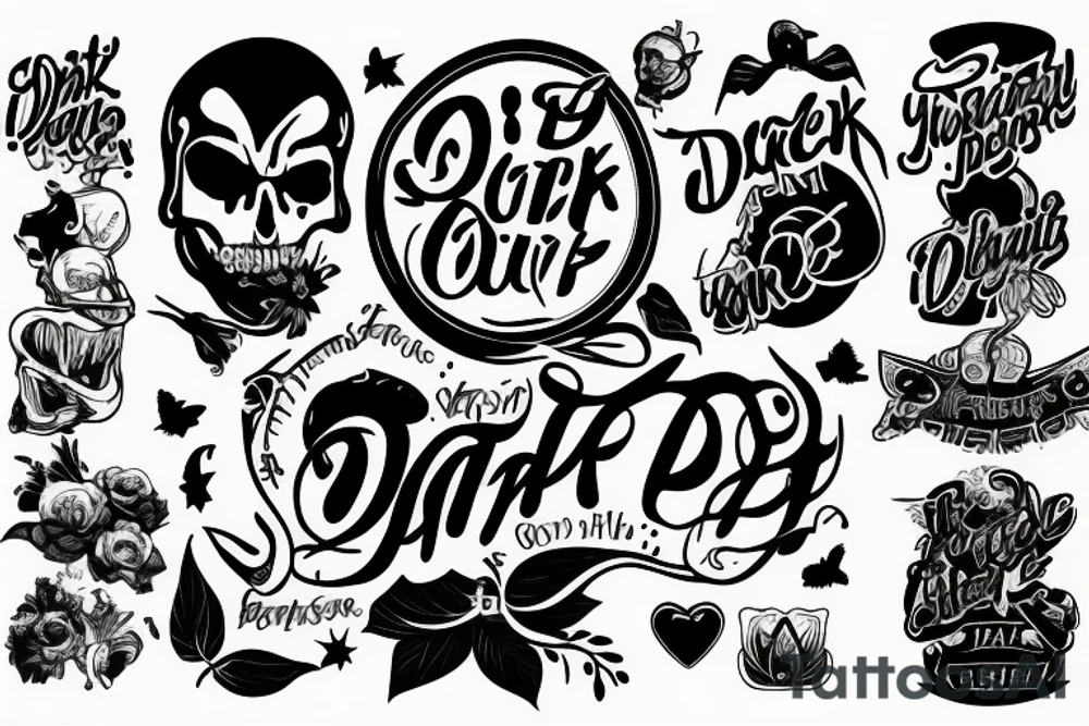 when is dark out tattoo idea