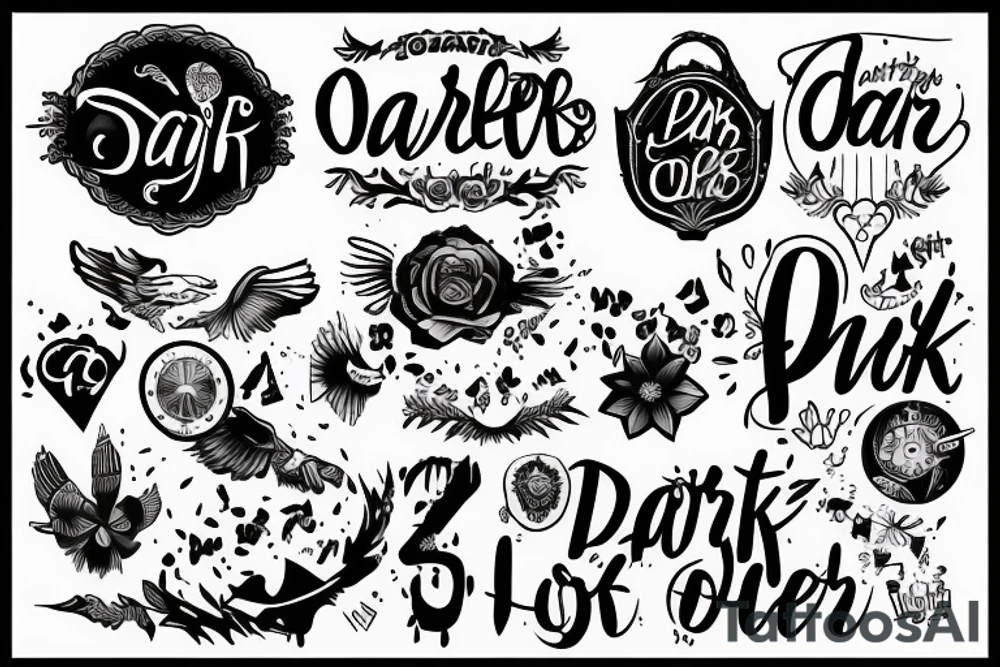 when is dark out tattoo idea