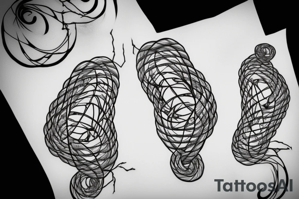 double helix strand of dna with broken rungs tattoo idea double helix strand of dna with broken rungs tattoo idea