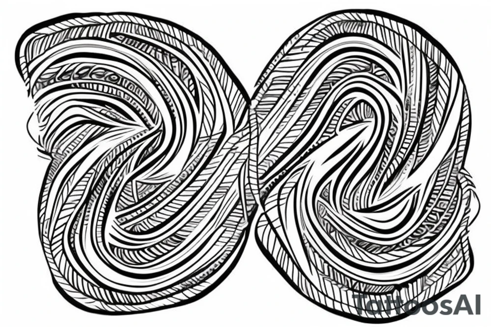 double helix of dna tattoo idea