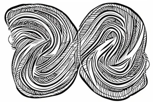 double helix of dna tattoo idea