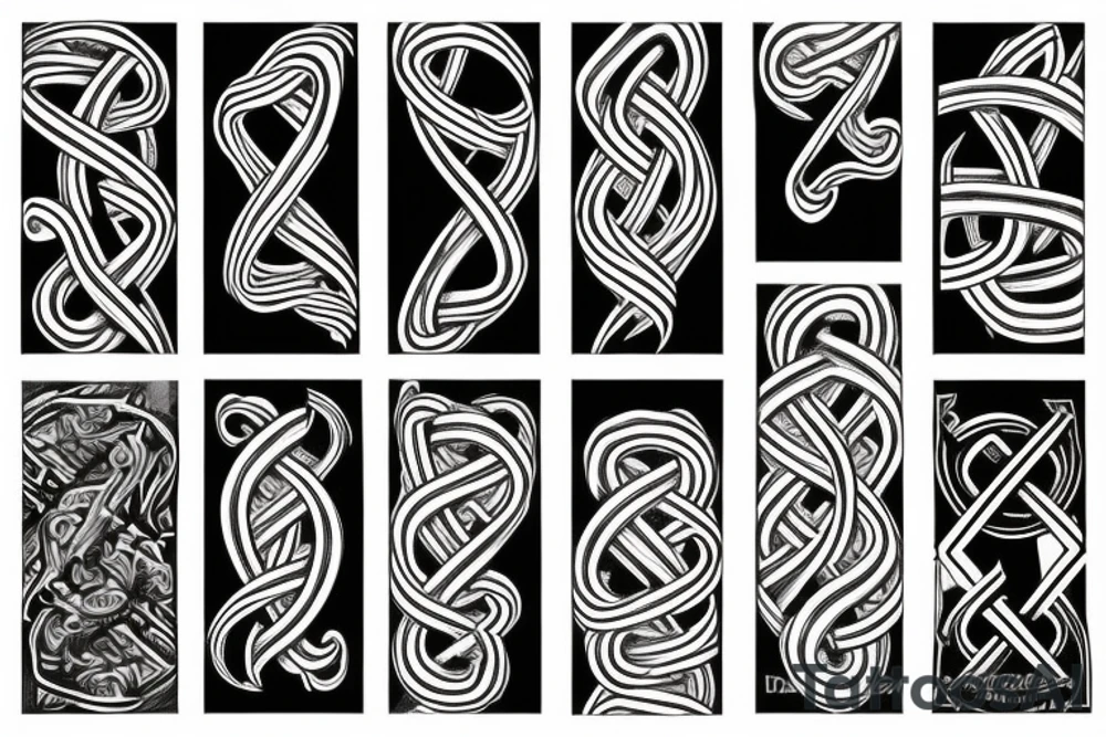 double helix tattoo idea