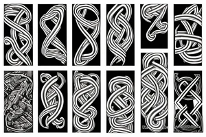 double helix tattoo idea