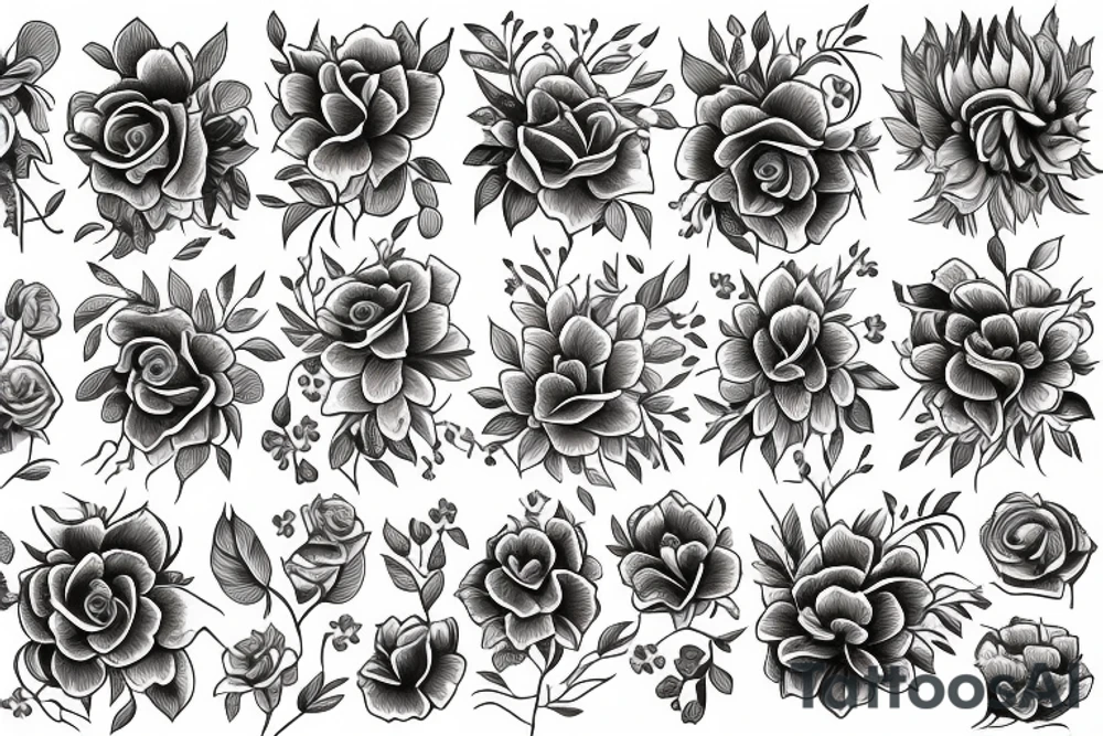 flowers tattoo idea