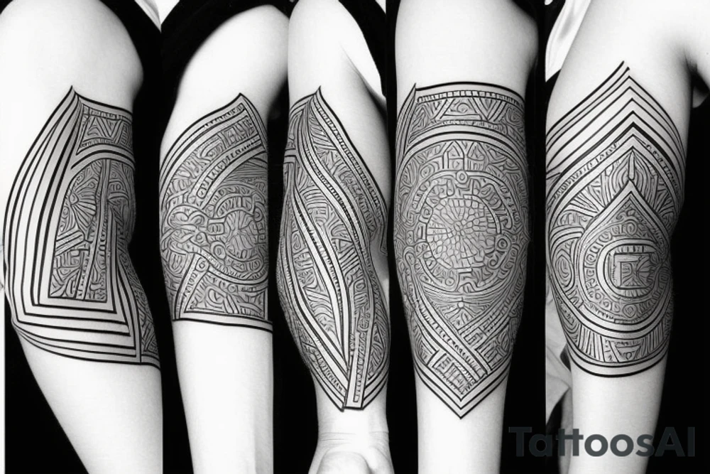 Arm sleeve tattoo idea