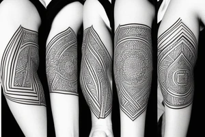 Arm sleeve tattoo idea