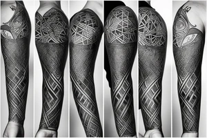 Arm sleeve tattoo idea