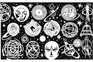 Space 
Mathematics 
Stoicism tattoo idea