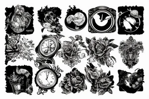 watch tattoo idea