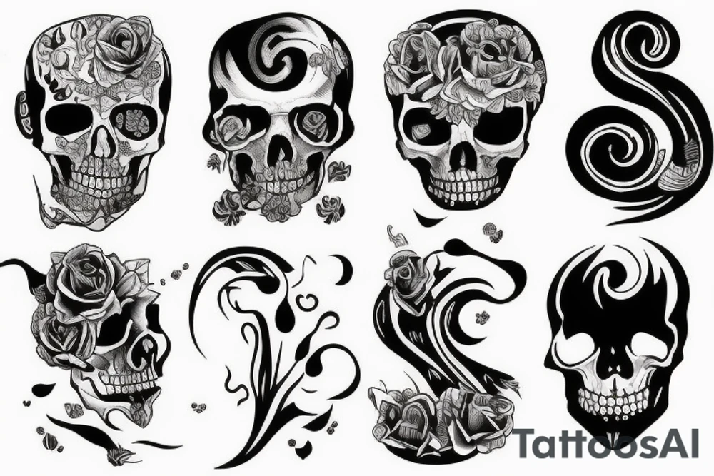 life or death tattoo idea