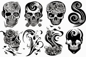 life or death tattoo idea