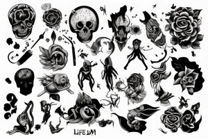 life or death tattoo idea