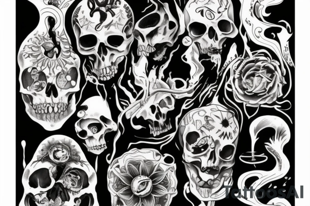 life or death tattoo idea