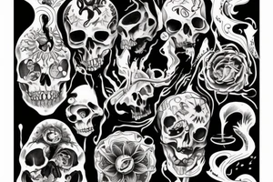 life or death tattoo idea