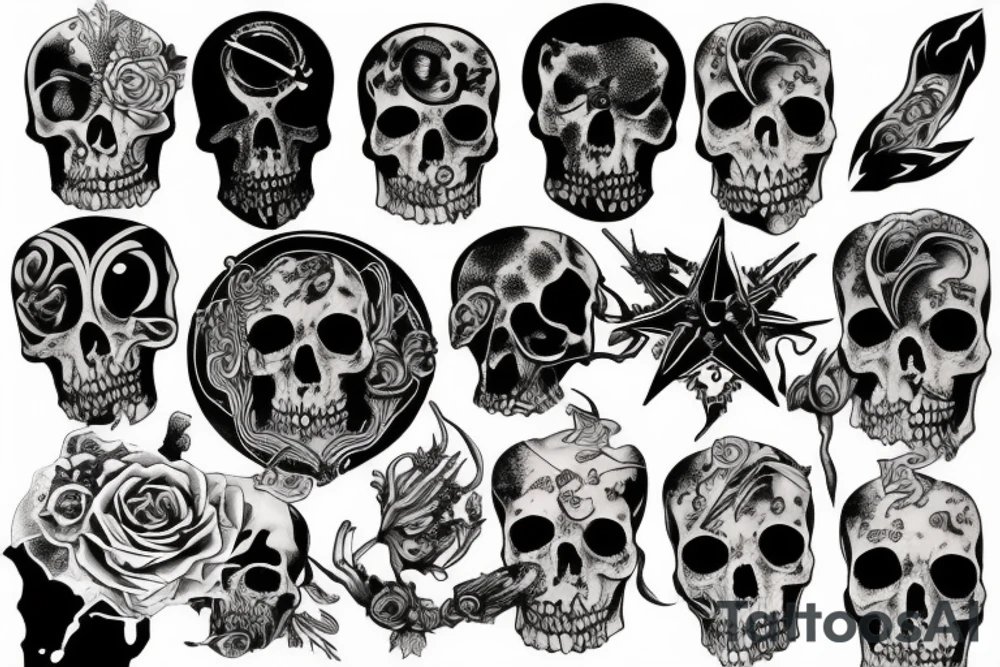 life or death tattoo idea