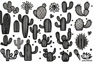 Cactus tattoo idea