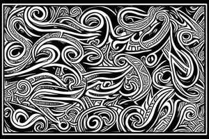 Maori style tattoo idea