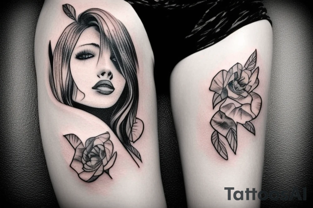 woman tattoo idea
