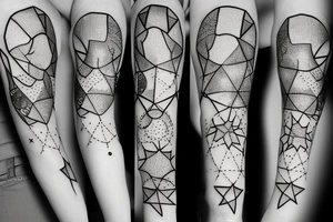 a constellation of stars tattoo idea