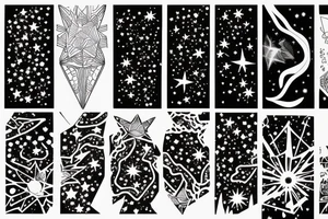 a constellation of stars tattoo idea