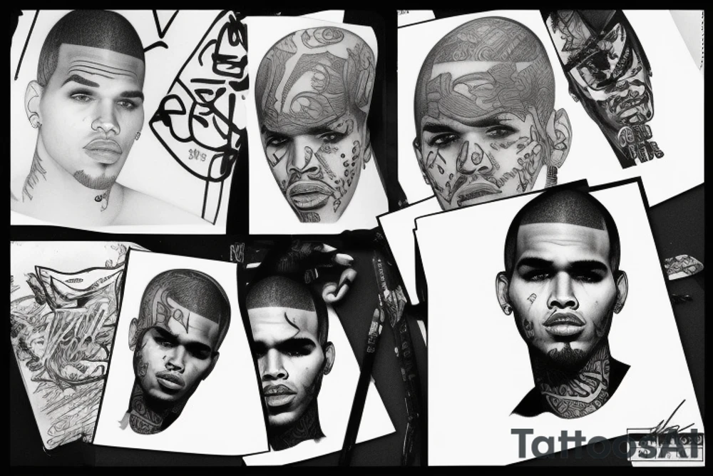 Chris Brown tattoo idea