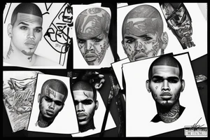Chris Brown tattoo idea
