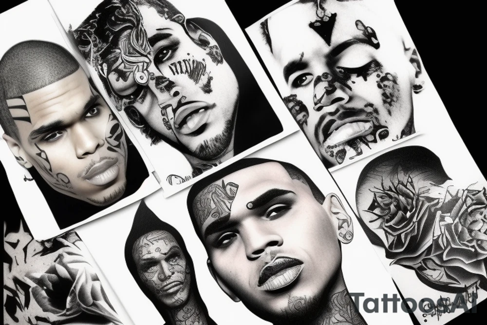 Chris Brown tattoo idea