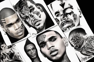 Chris Brown tattoo idea
