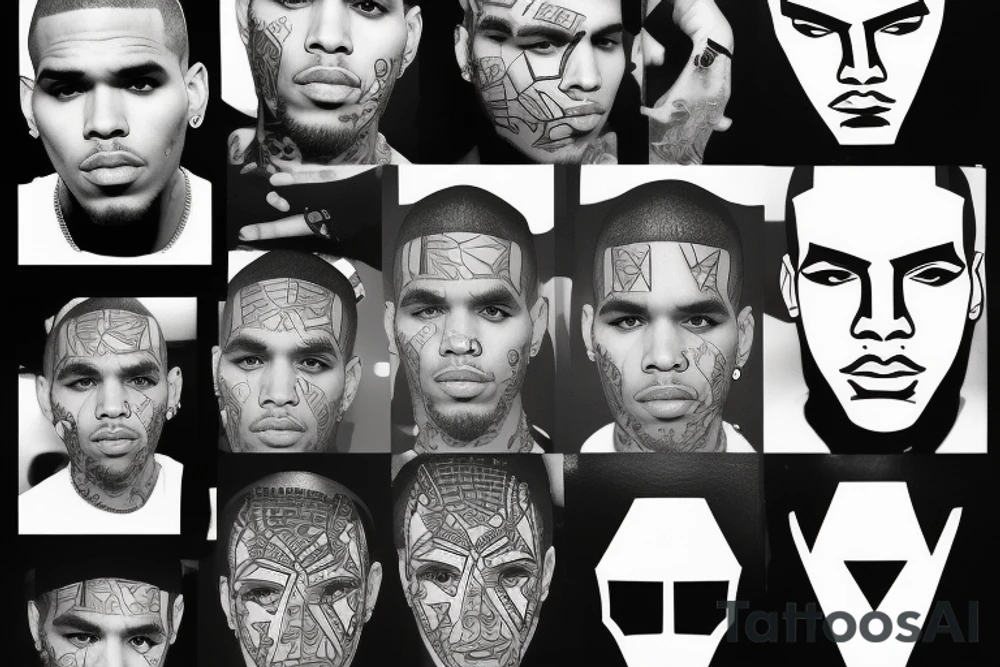 Chris Brown tattoo idea