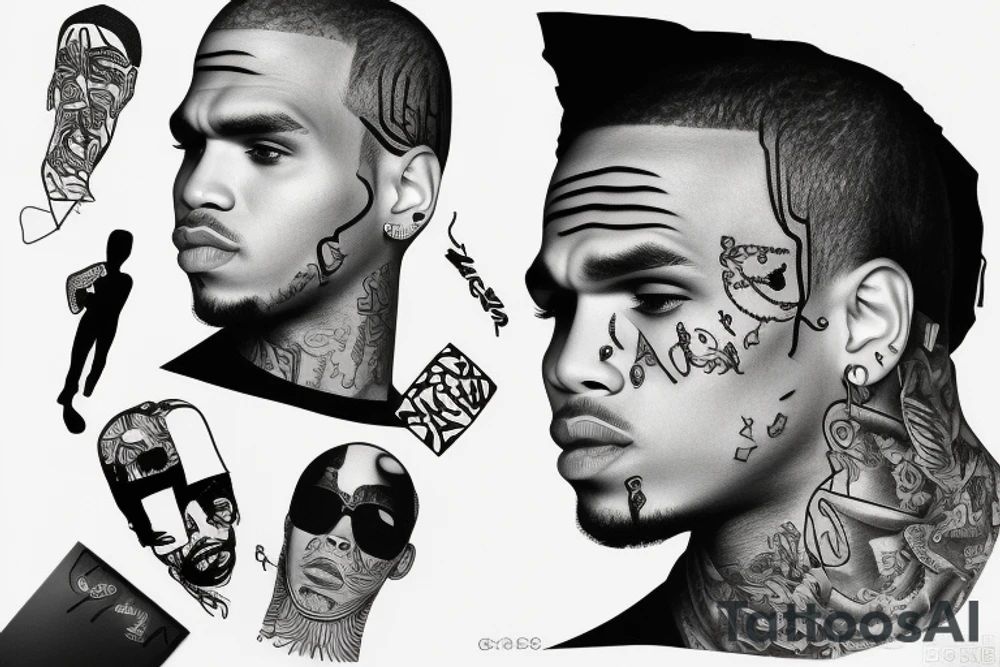 Chris Brown tattoo idea