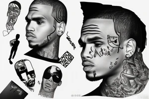 Chris Brown tattoo idea