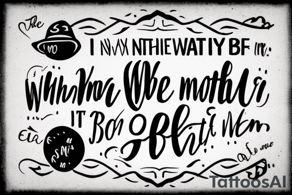 Text that says "but whate'er I be,
Nor I nor any man that but man is
With nothing shall be pleased, till he be eased
With being nothing." tattoo idea