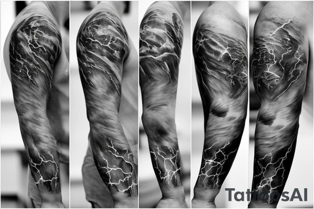 a flash lightning tattoo idea