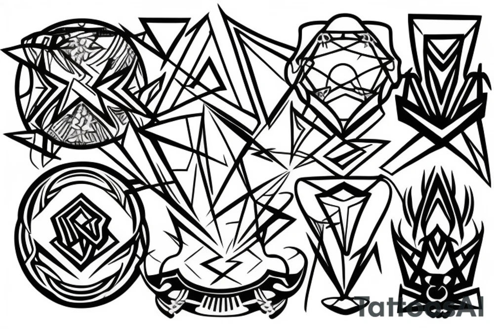 a flash lightning tattoo idea