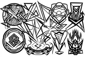 a flash lightning tattoo idea