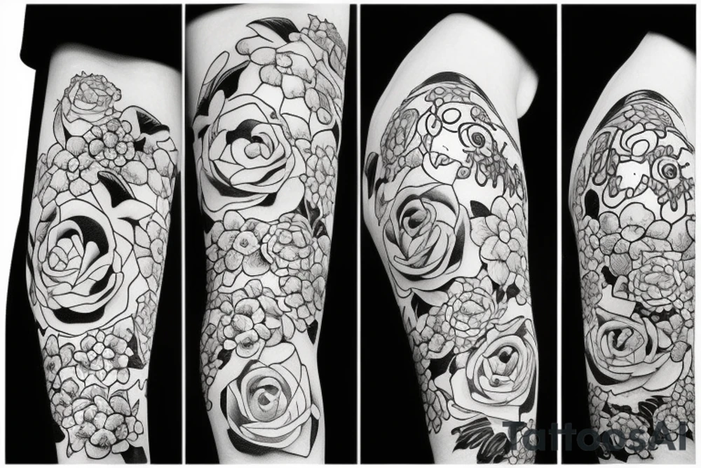 flower tattoo idea