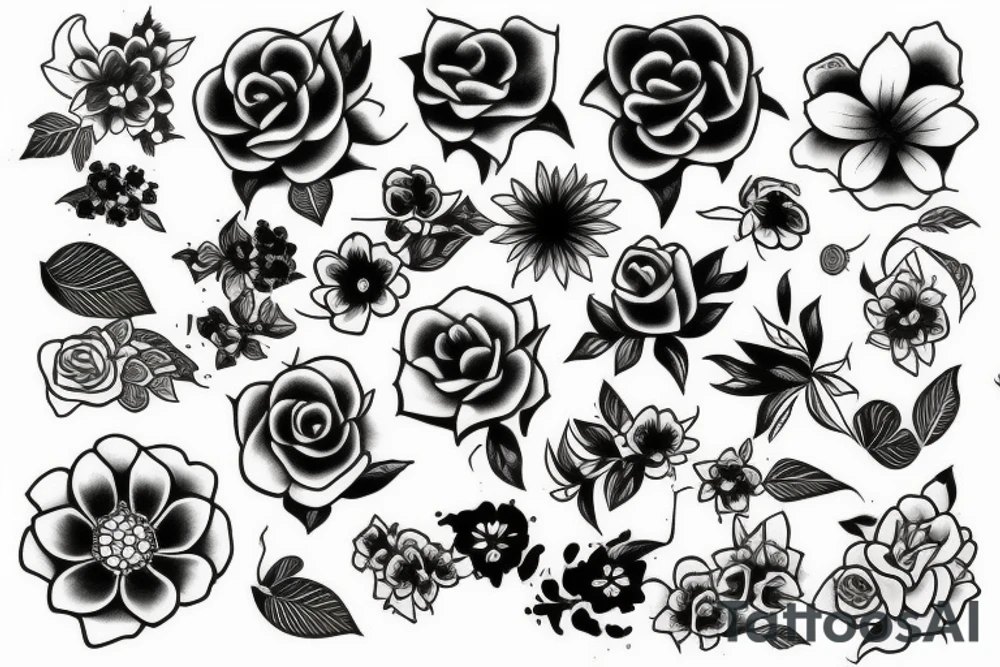 flower tattoo idea