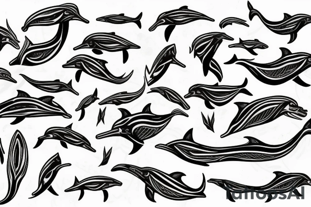 dolphin tattoo idea