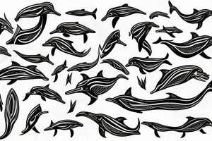 dolphin tattoo idea