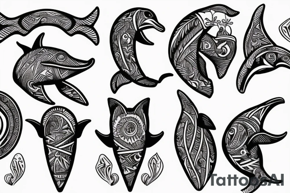 dolphin tattoo idea