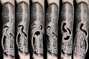 Corn snake tattoo idea