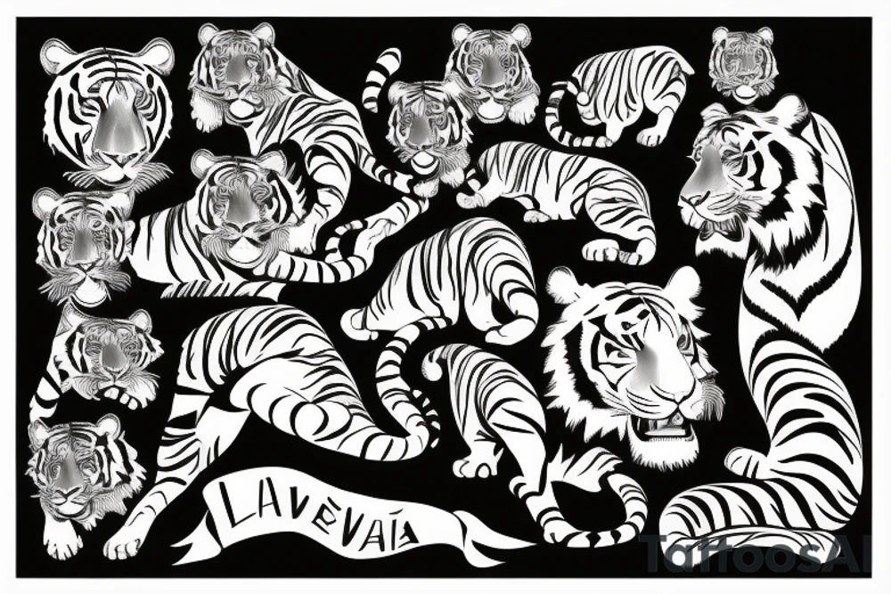 Latvia, love, freedom, tiger tattoo idea
