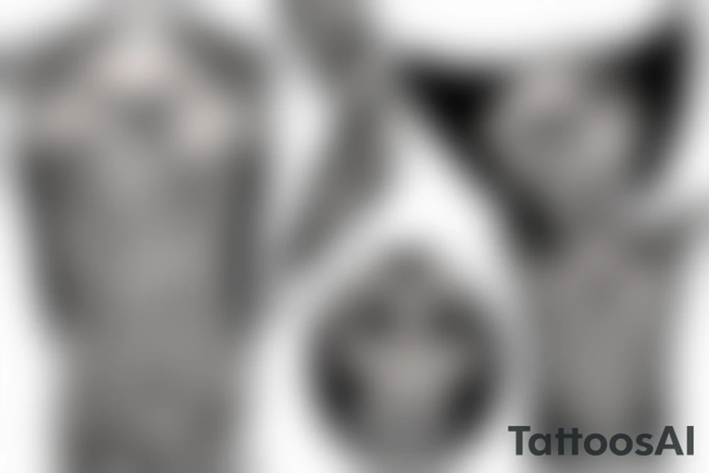 sleeve with arm bones, bat and insects tattoo idea sleeve with arm bones, bat and insects tattoo idea