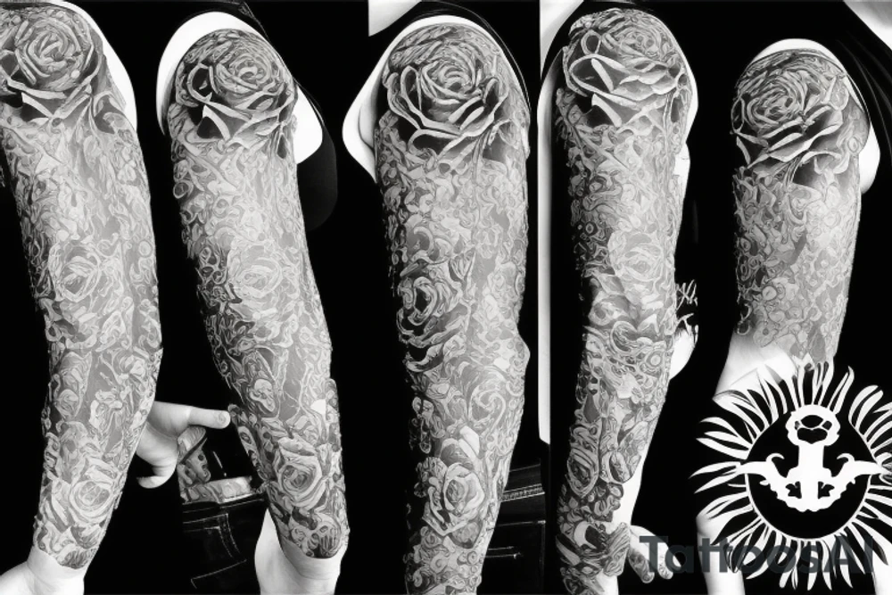 Rose and scorpion tattoo idea