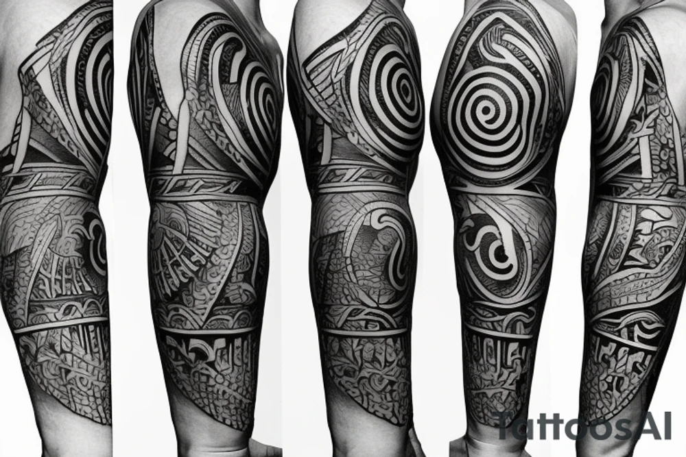 Arm tattoo wich represents justice and freedom with a greek mitical style tattoo idea Arm tattoo wich represents justice and freedom with a greek mitical style tattoo idea